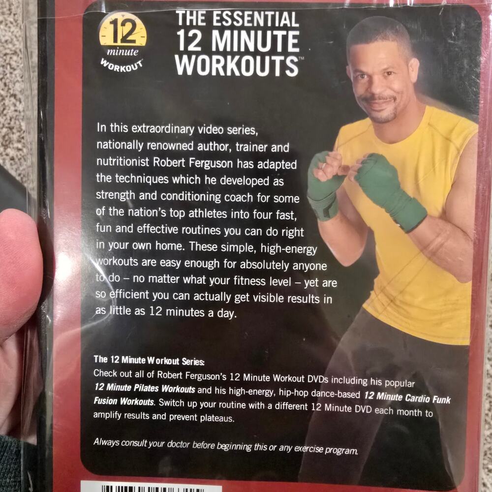 NEW Robert Ferguson The Essential 12 Minute Workouts DVD - Picture 4 of 4